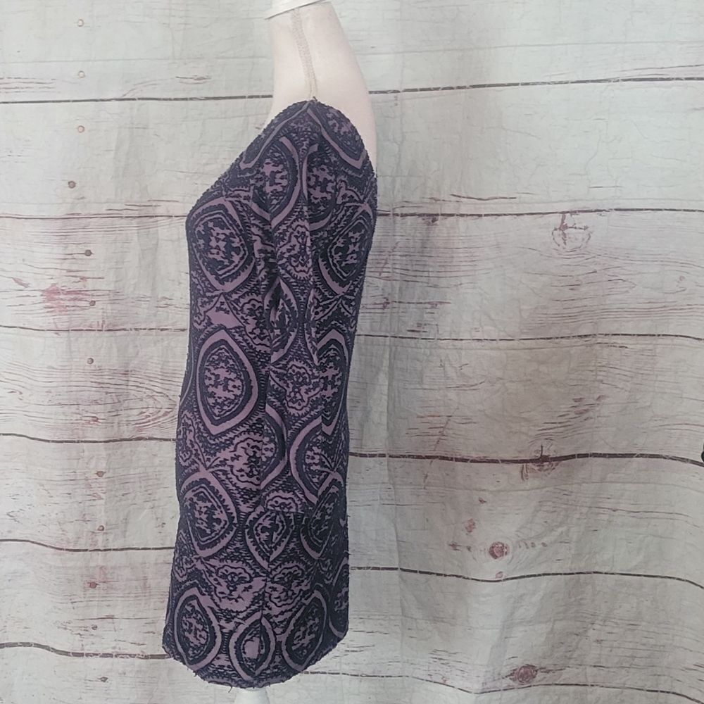 Free People Bodycon Textured Mini Dress Size Medium - Picture 4 of 7